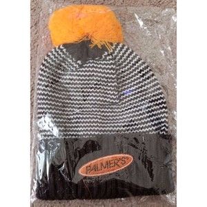 Palmer's cocoa butter knit hat pom-pom unisex NEW